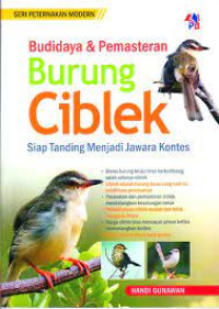 Image of Budidaya & Pemasteran Burung Ciblek