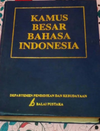 Image of Kamus Besar Bahasa Indonesia Edisi Kedua