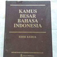 Image of Kamus Besar Bahasa Indonesia Edisi Kedua